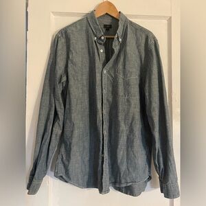 J.Crew Denim Long Sleeve Shirt Men’s